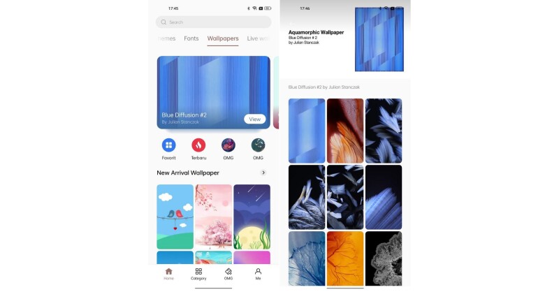 Theme Store China Oppo. OPPO Collaborates with Artist Julian Stanczak to Provide Aquamorphic Wallpaper in ColorOS 13