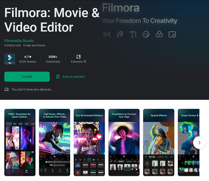 Filmora Gratis Tanpa Watermark. Aplikasi Pengeditan Video Gratis Terbaik untuk Android [Tanpa Watermark]