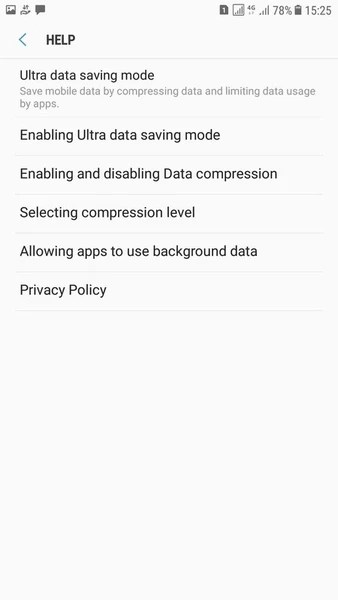 Mode Ultra Hemat Data. Ultra data saving untuk Android