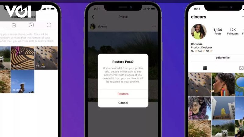 Cara Mengembalikan Postingan Yang Tidak Tertarik Di Instagram. Begini Cara Mengembalikan Postingan Instagram yang Sudah Dihapus