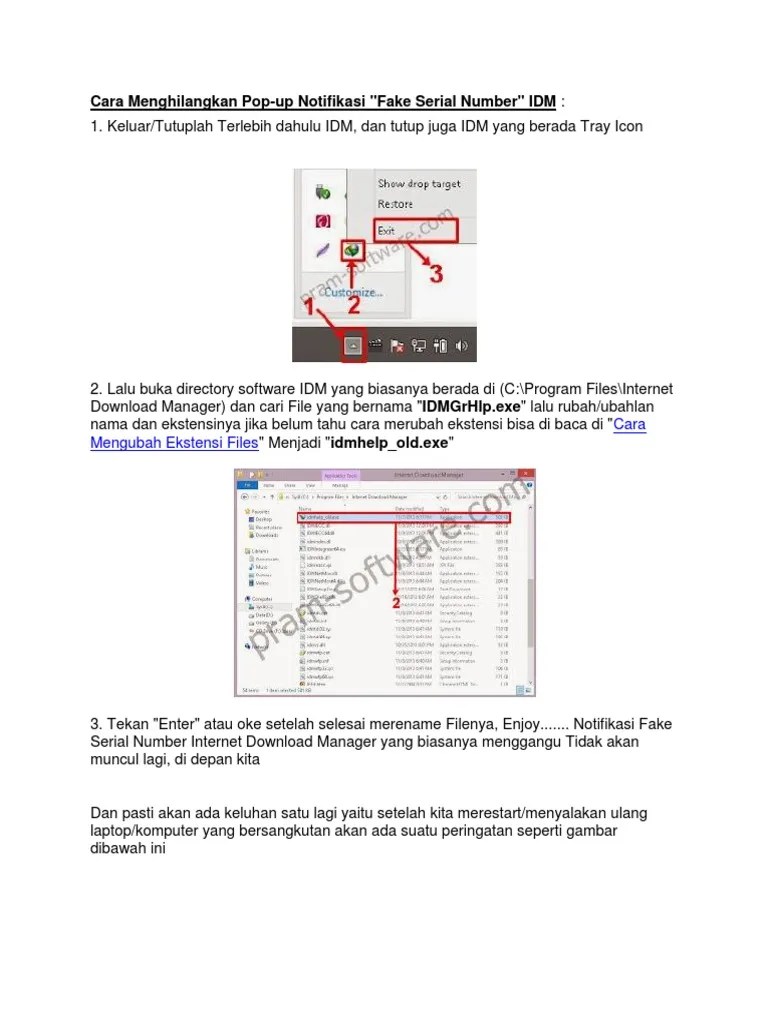 Mengapa Idm Tidak Muncul. Cara Menghilangkan Pop Up IDM