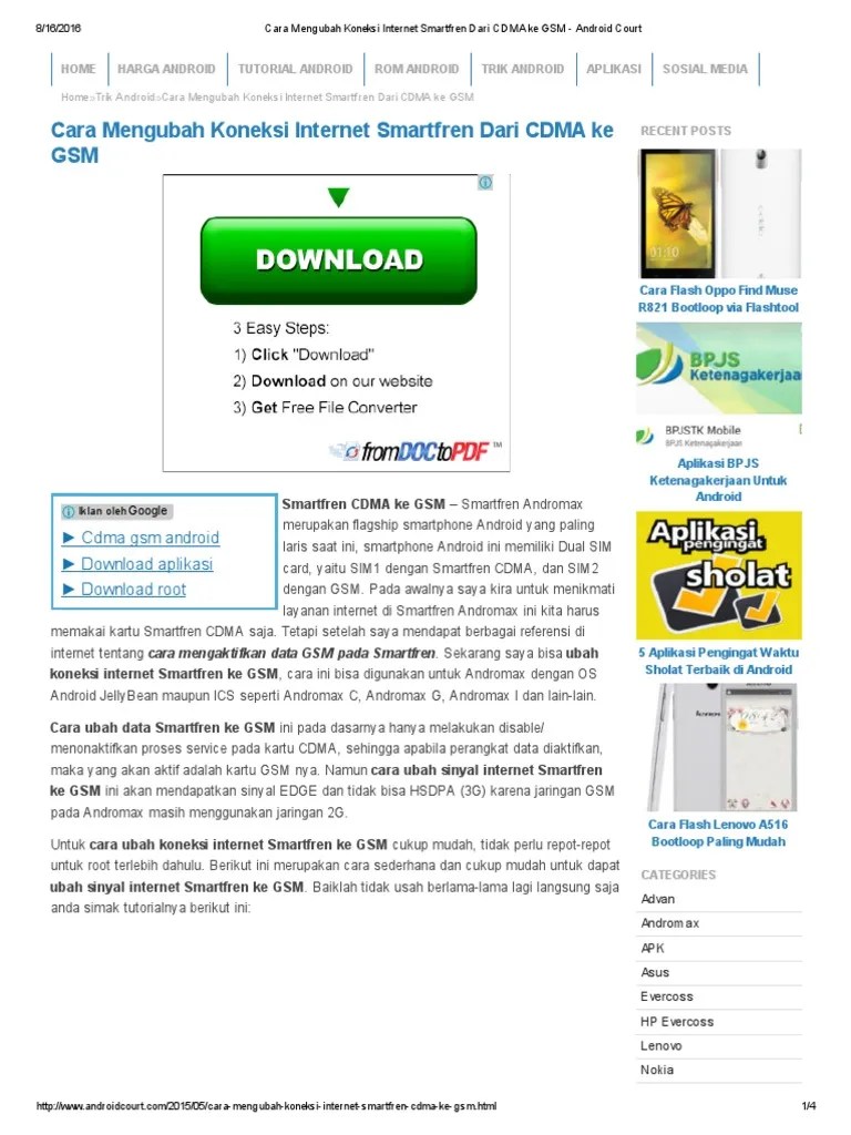 Cara Ganti Font Android Smartfren Tanpa Root. Cara Mengubah Koneksi Internet Smartfren Dari CDMA Ke GSM - Android Court