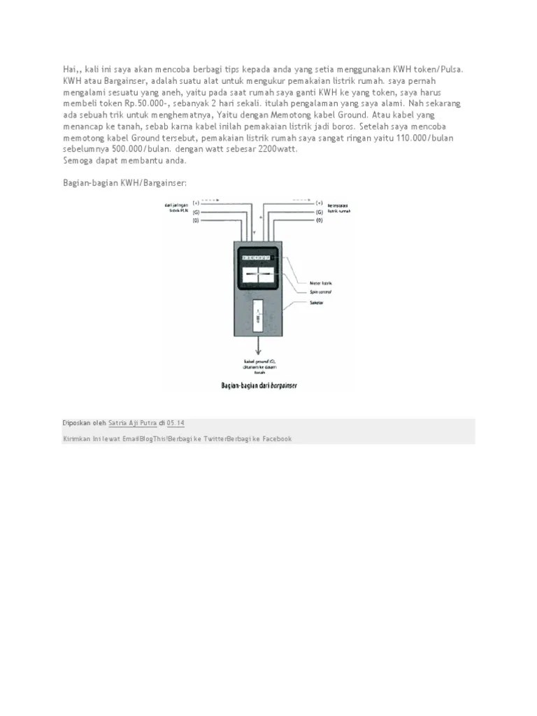 Cara Hack Token Listrik Gratis. Cara Hack Meter Pra Bayar PLN