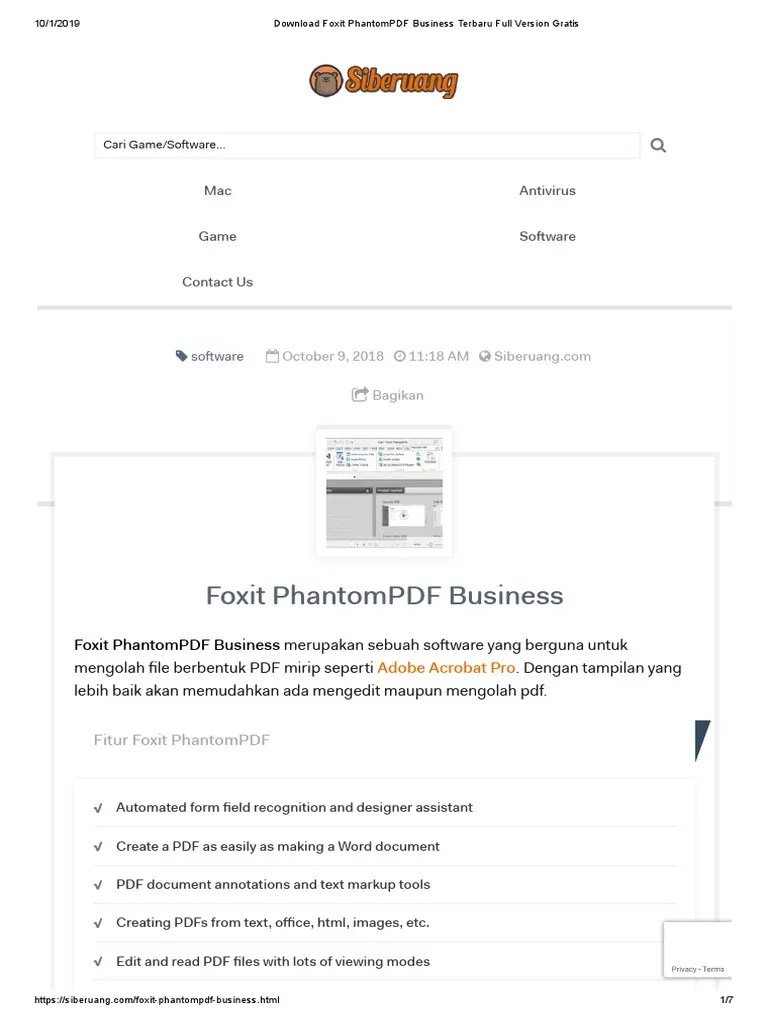 Foxit Phantom Full Kuyhaa. Si bERUANG Download Foxit PhantomPDF Business Terbaru Full Version Gratis