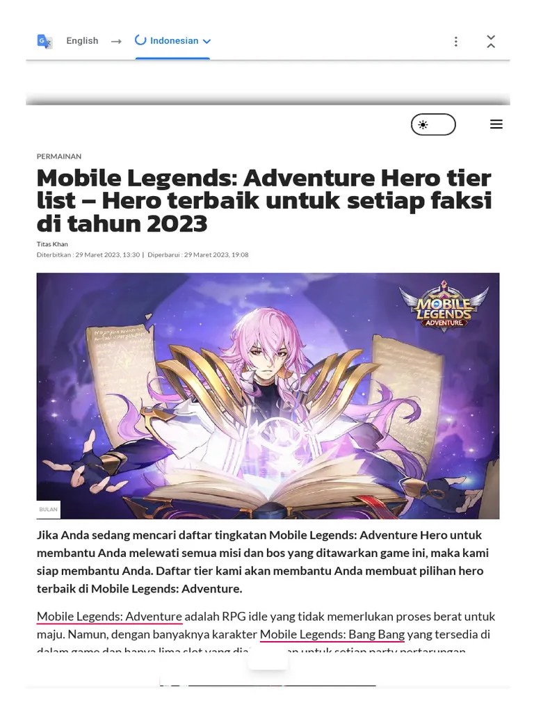 Mobile Legend Adventure Hero. Mobile Legends - Adventure Hero Tier List - Best Heroes For Every Faction in 2023 - Dexerto