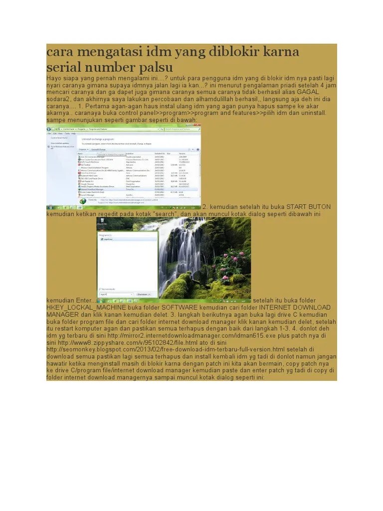 Cara Membuat Idm Full Version Dengan Patch. Cara Mengatasi Idm Yang Diblokir Karna Serial Number Palsu