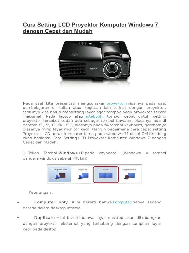 Cara Setting Speaker Di Komputer Windows 7. Cara Setting LCD Proyektor Komputer Windows 7 Dengan Cepat Dan Mudah