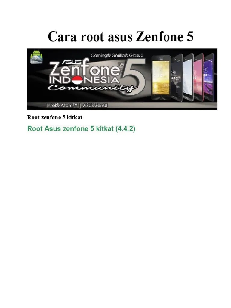 Kingroot Untuk Asus Zenfone 2. Cara Root Asus Zenfone 5 Menggunakan PC Dan Aplikasi Kingroot