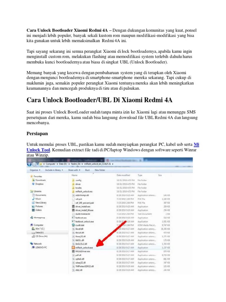 Cara Root Xiaomi Redmi 4a Dengan Pc. Cara Unlock Bootloader Xiaomi Redmi 4A
