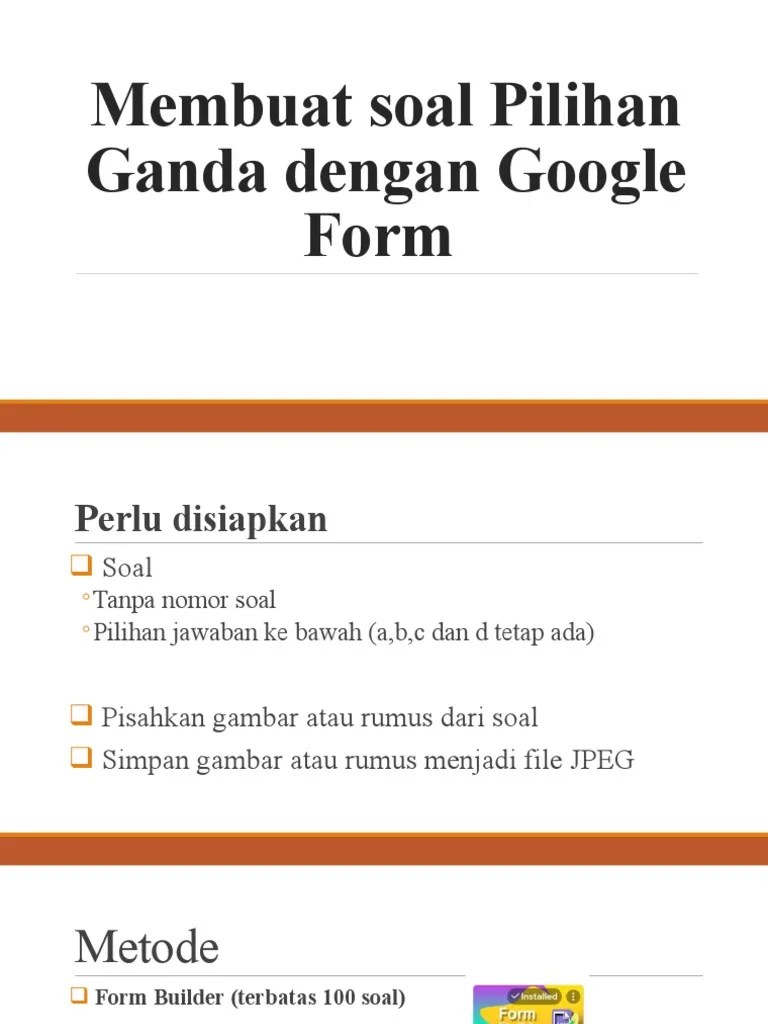 Cara Membuat Soal Pilihan Ganda Di Google Classroom. Membuat Soal Pilihan Ganda Dengan Google Form