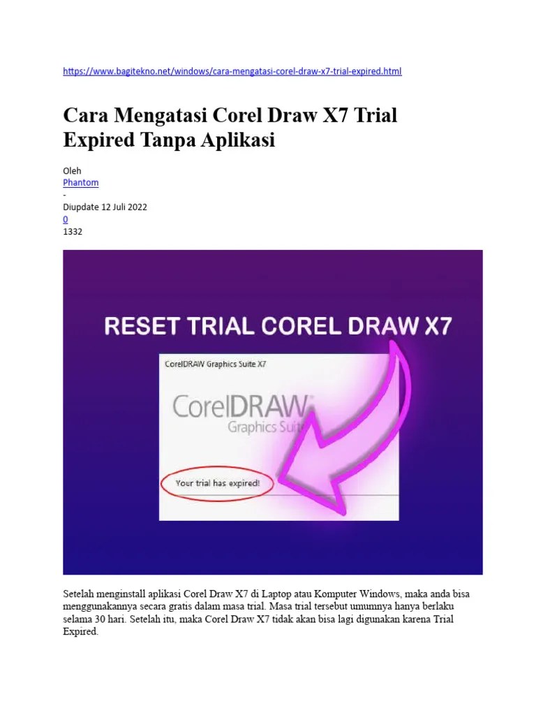 Corel Draw X7 Trial Reset. Cara Mengatasi Corel Draw X7 Trial Expired Tanpa Aplikasi