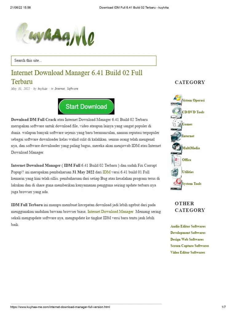 Download Idm 2021 Full Crack. IDM Full 6.41 Build 02 Terbaru - Kuyhaa