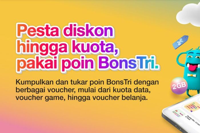 Cara Tukar Poin Tri. 2 Cara Tukar Poin Tri (BonsTri) Jadi Kuota, dengan atau Tanpa Aplikasi