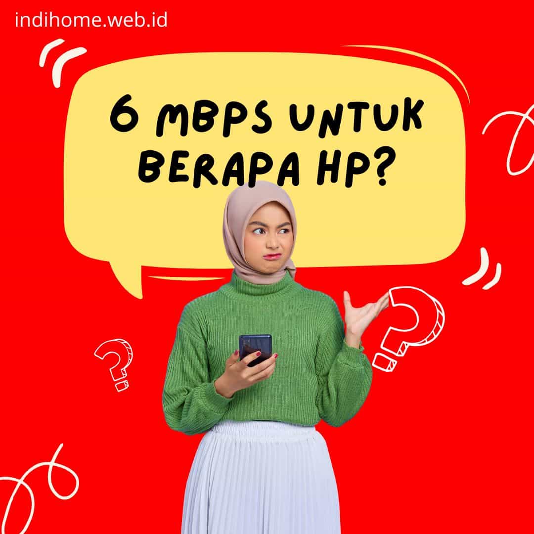 1 Mbps Untuk Berapa Hp. 6 Mbps Untuk Berapa HP?