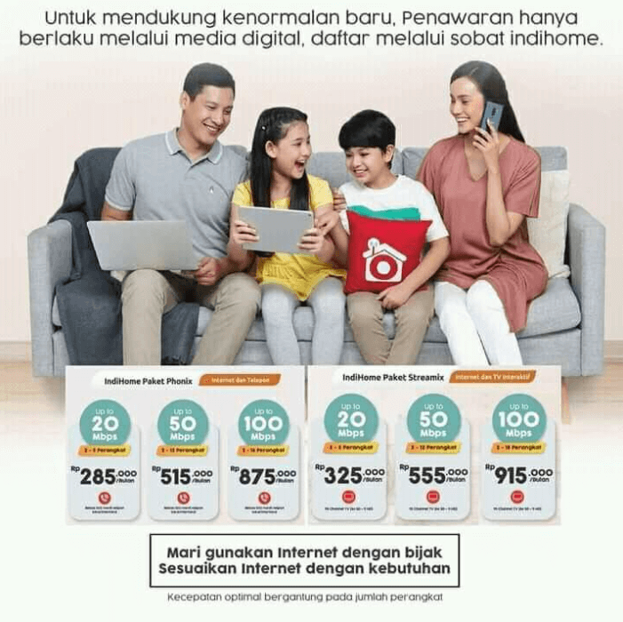 Kecepatan Indihome 20 Mbps. Harga WiFi 20 Mbps IndiHome