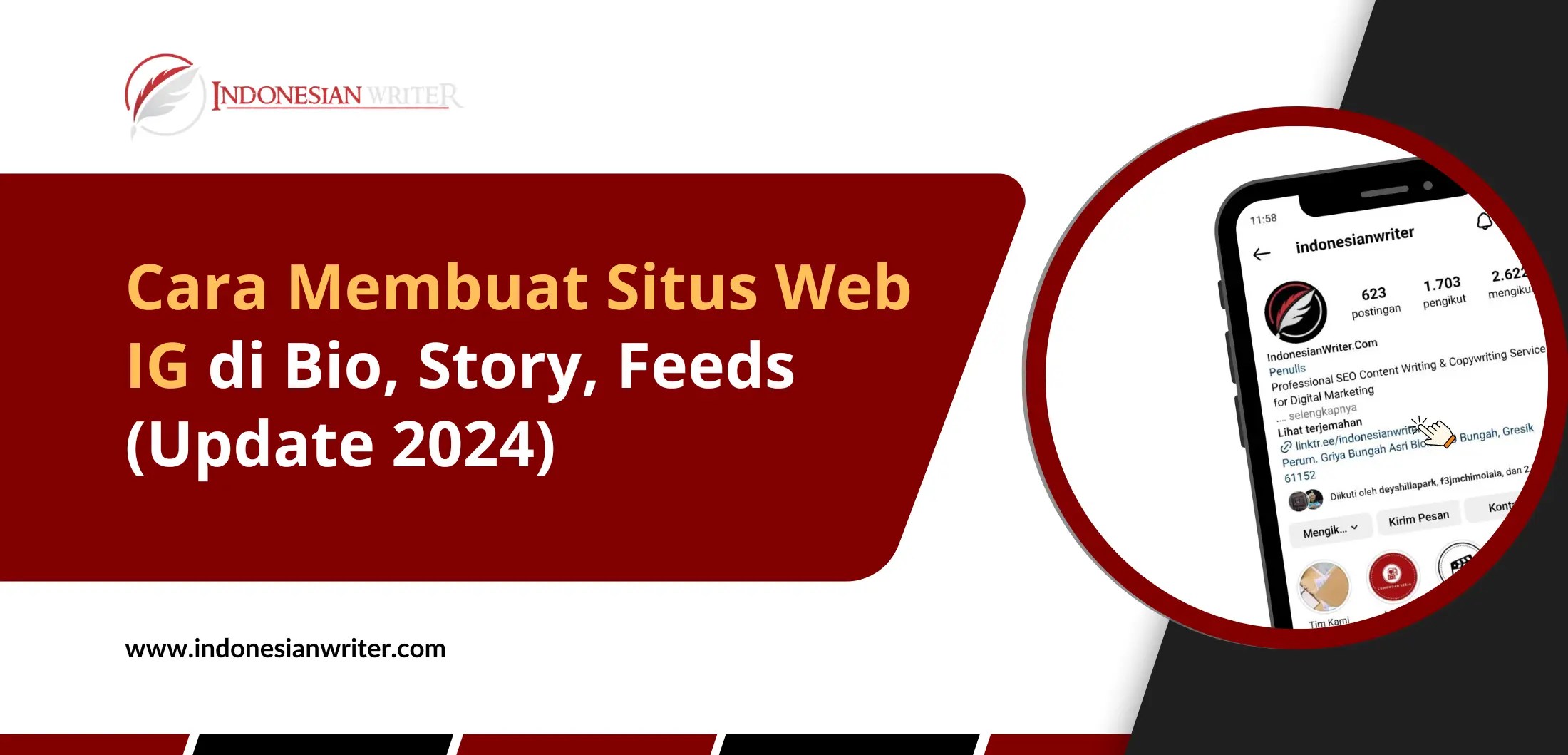 Cara Membuat Link Di Caption Instagram. Cara Membuat Situs Web IG di Bio, Story, Feeds (Update 2024)