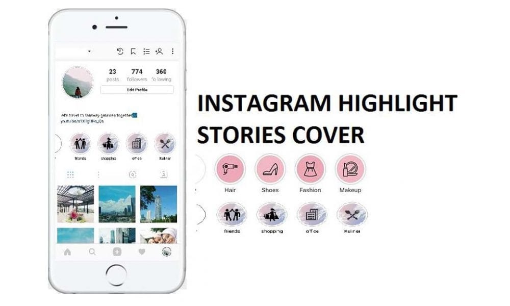 Cara Membuat Icon Highlight Instagram. Cara Membuat Highlight Cover Stories di Instagram