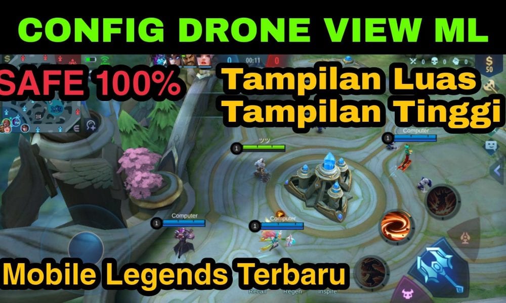 Download Drone Map Mobile Legend Terbaru. Cara Setting Config Drone View Mobile Legends Terbaru