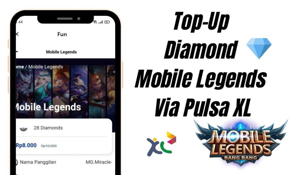 Dial Top Up Ml Xl. Cara Top-Up Diamond Mobile Legends Via Pulsa XL