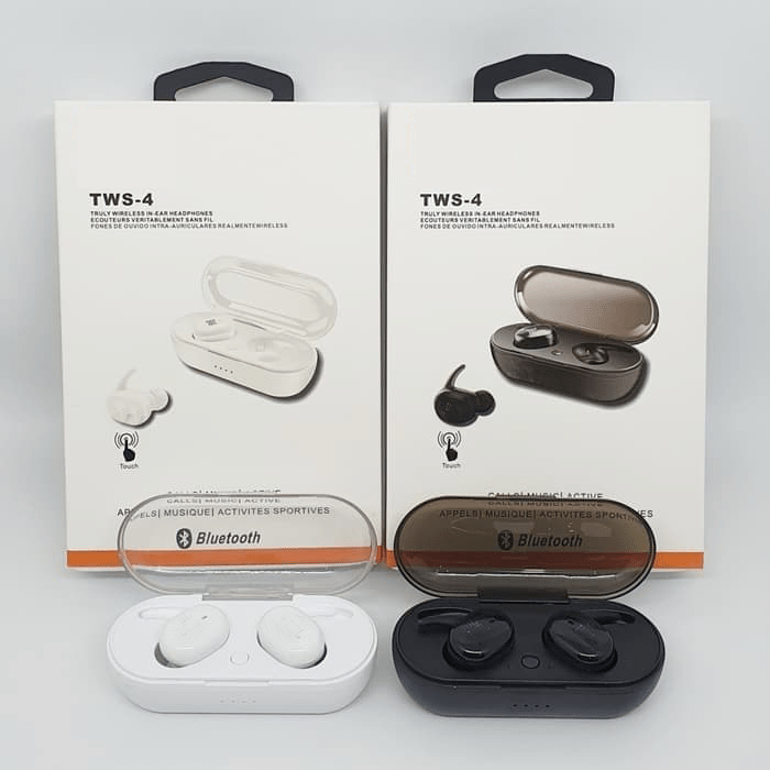 Cara Menggunakan Headset Bluetooth Jbl Tws 4. Headset Handsfree Earphone Bluetooth TWS 4 TWS4 TWS