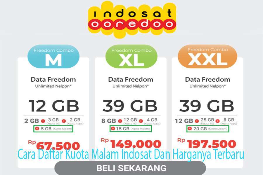 Beli Paket Malam Indosat. 2 Cara Daftar Kuota Malam Indosat Dan Harganya Terbaru