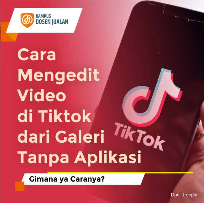 Cara Mengedit Video Di Tiktok Dari Galeri. Cara Mengedit Video di Tiktok dari Galeri Tanpa Aplikasi