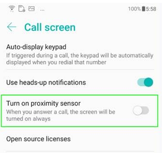 Penyebab Sensor Proximity Tidak Berfungsi. [ZenFone] Kenapa layar ponsel saya menjadi gelap selama proses panggilan masuk dan keluar?