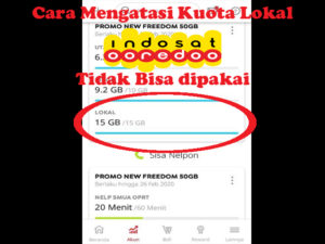 Daftar Daerah Kuota Lokal Indosat. Cara Klaim Kuota Lokal Indosat yang Tidak Bisa Dipakai