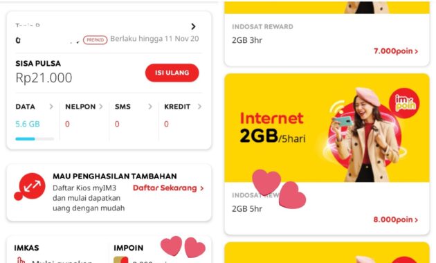 Cara Cek Impoin Indosat 2020. Penjelasan, Cek dan Cara Daftar IMPoin Indosat Ooredoo