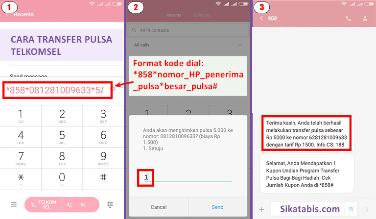 Maksimal Transfer Pulsa Telkomsel. 4 Cara Transfer Pulsa Telkomsel (simPATI