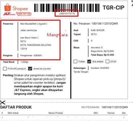 Kirim Paket Shopee Tanpa Print. √ Tidak Perlu Print Resi Jt Shopee Free Ongkir Kalau Tidak Mempunyai Printer