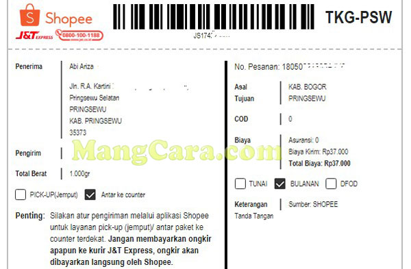 Cara Print Alamat Di Shopee. Cara Print Pesanan di Shopee Menggunakan Ekspedisi J&T