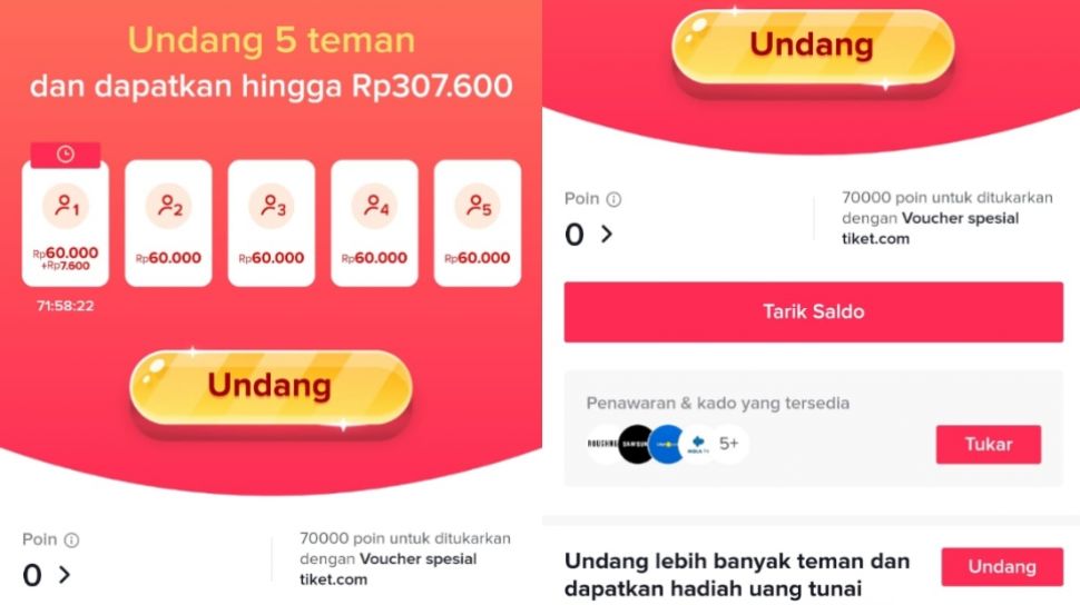 Cara Mengundang Teman Di Tiktok Agar Dapat Uang. Cara Pakai Kode Undangan Tiktok Bisa Dapat Rp 300 Ribu