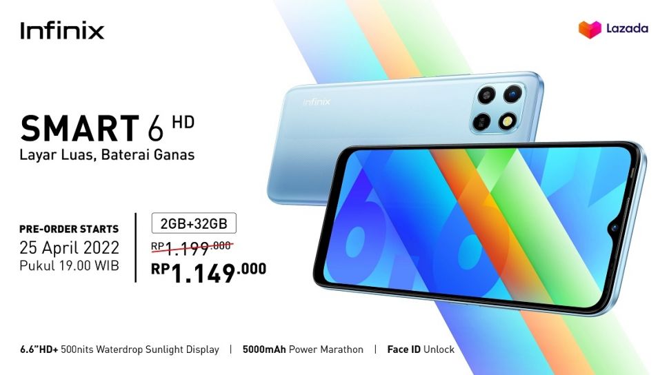 Harga Hp Infinix Smart 6. Spesifikasi dan Harga Infinix Smart 6 HD yang Resmi Dirilis ke Indonesia