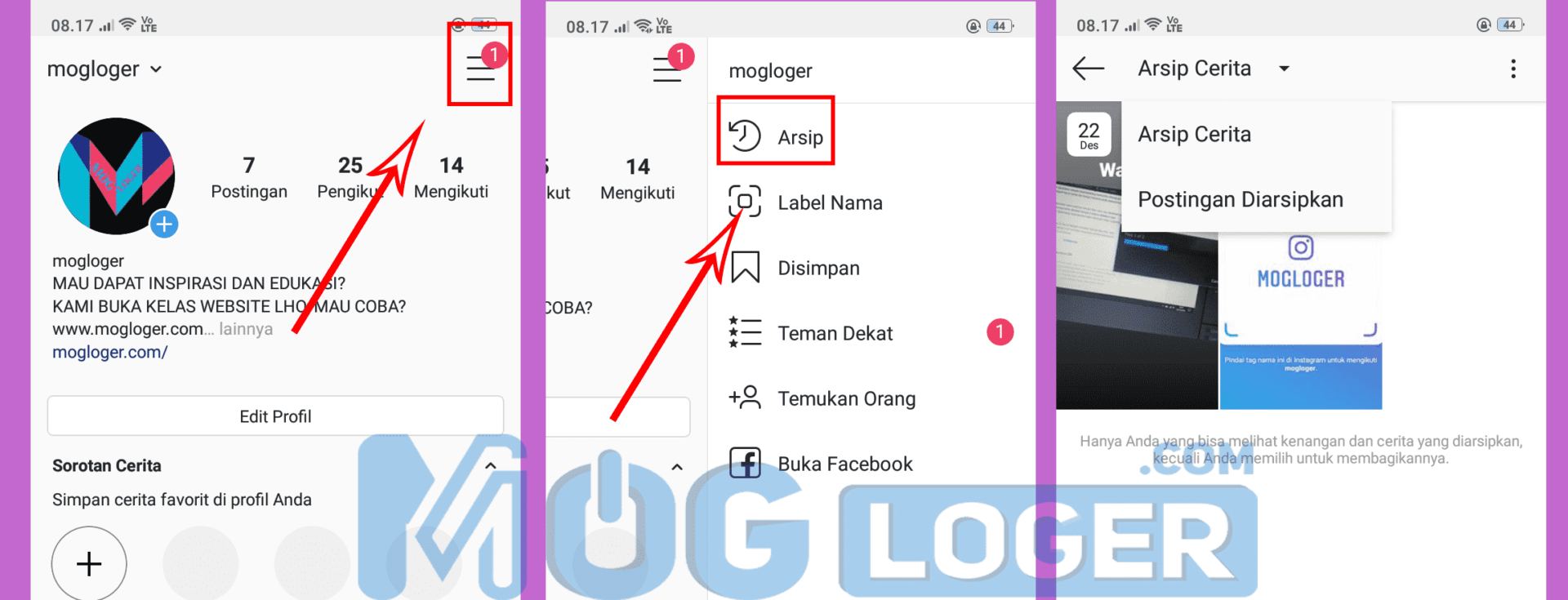 Cara Melihat Arsip Foto Di Ig. Cara Melihat Foto yang Diarsipkan Di Instagram dengan Mudah