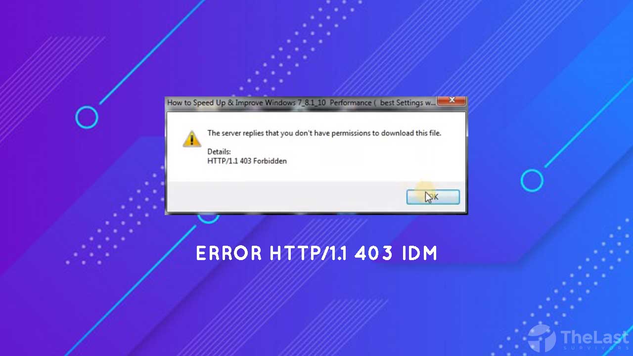 Http/1.1 403 Forbidden Idm Google Chrome. 1.1 403 Forbidden Pada IDM [Normal Lagi]