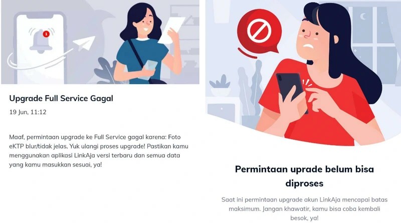 Berapa Lama Upgrade Linkaja. Upgrade Layanan Full Service LinkAja Tidak Jelas