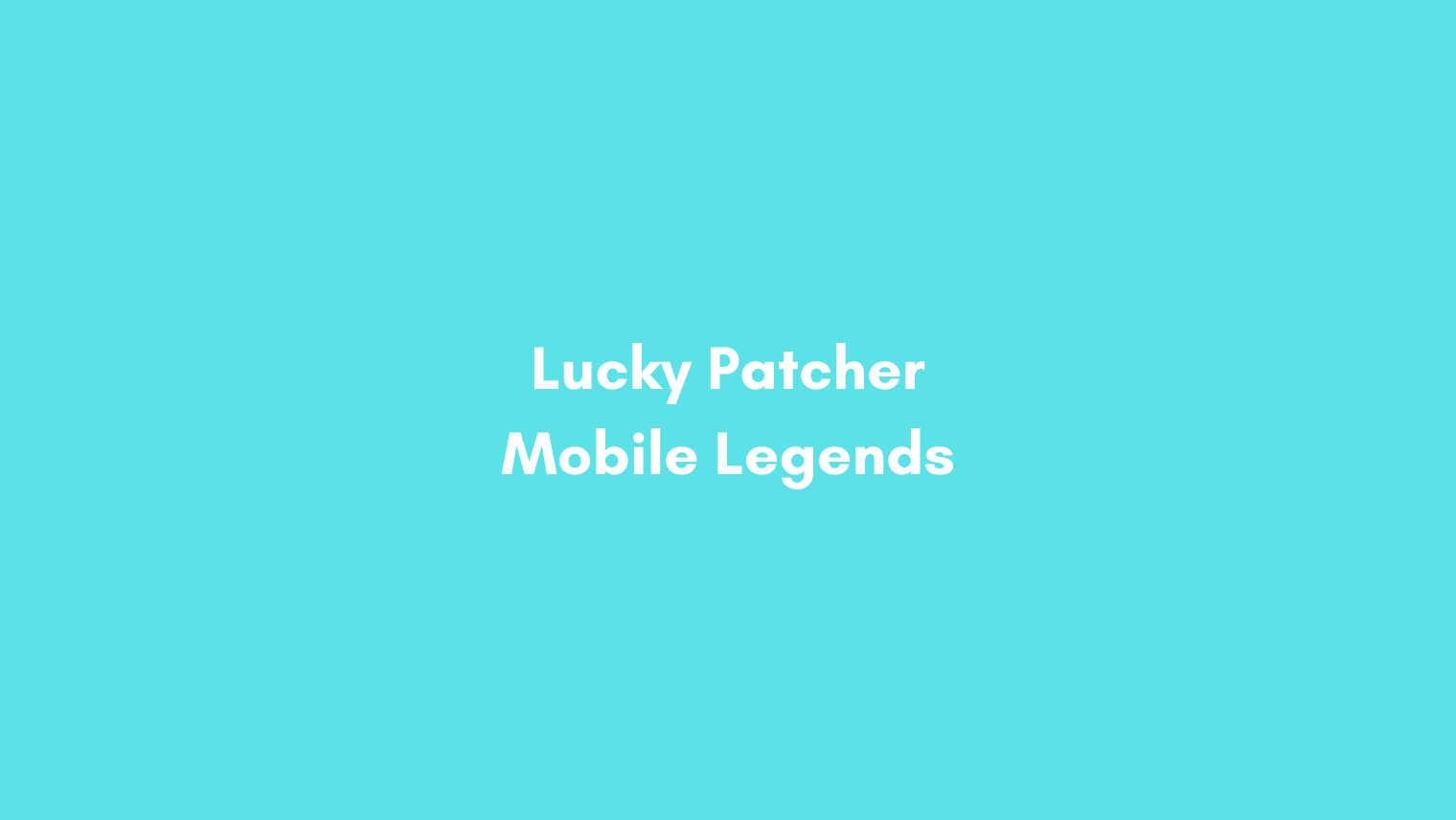 Lucky Patcher Mobile Legend. √ Cara Cheat Mobile Legends Menggunakan Lucky Patcher