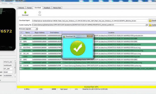 Flash Hp Oppo R1001. [100% Tes Berhasil] Cara Flash Oppo Joy R1001 SP Flash Tool