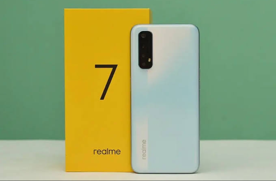 Realme 7 Harga Dan Spesifikasi. Harga Terbaru Realme 7, SoC MediaTek Helio G95 dengan Konfigurasi 4 Kamera Belakang