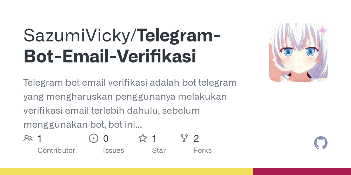 Tidak Menerima Kode Verifikasi Telegram. SazumiVicky/Telegram-Bot-Email-Verifikasi: Telegram bot email verifikasi adalah bot telegram yang mengharuskan penggunanya melakukan verifikasi email terlebih dahulu, sebelum menggunakan bot, bot ini 