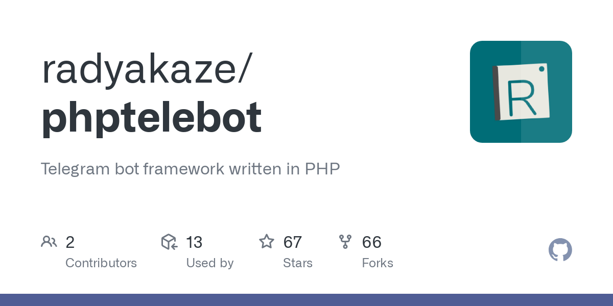 How To Add Bot In Telegram. radyakaze/phptelebot: Telegram bot framework written in PHP