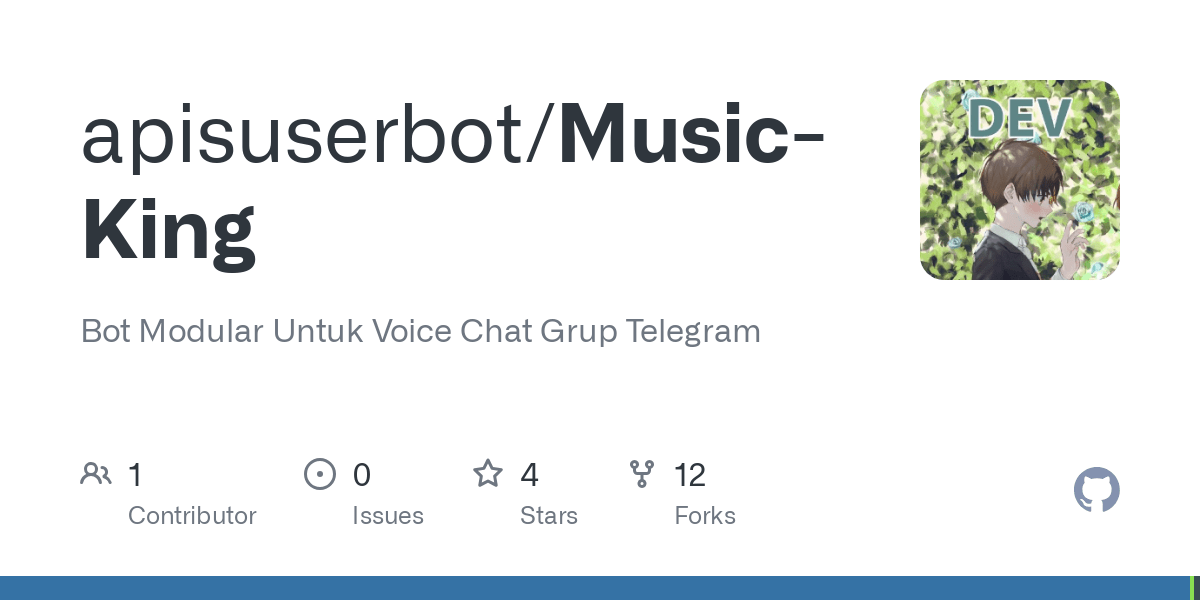 Bot Lagu Di Telegram. apisuserbot/Music-King: Bot Modular Untuk Voice Chat Grup Telegram