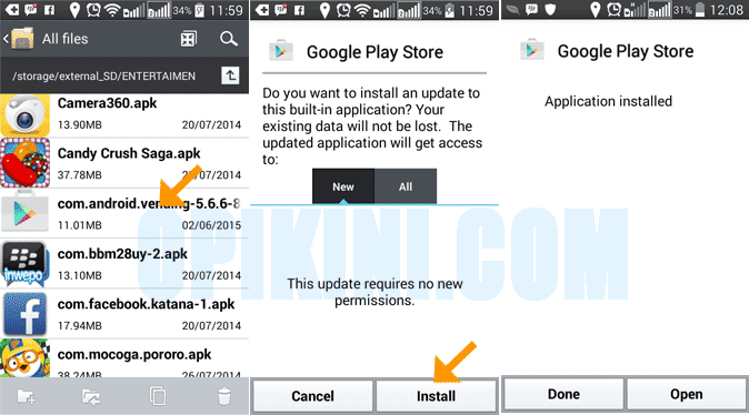 Cara Mengembalikan Google Play. Cara Install Ulang Play Store Yang Hilang Terhapus 3 Langkah