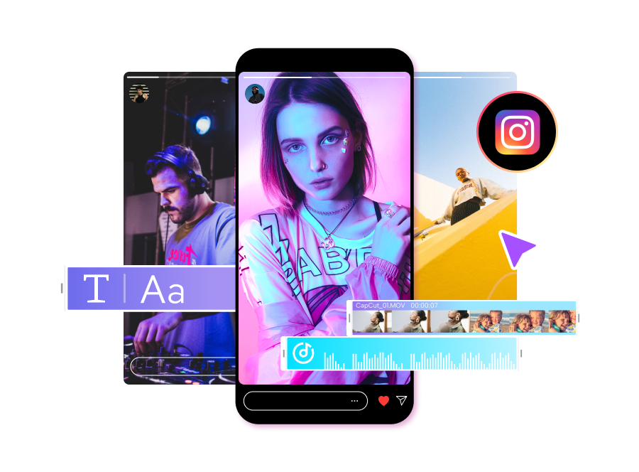 Cara Edit Video Untuk Instagram. Editor Video Instagram Gratis untuk Membuat Kisah Instagram