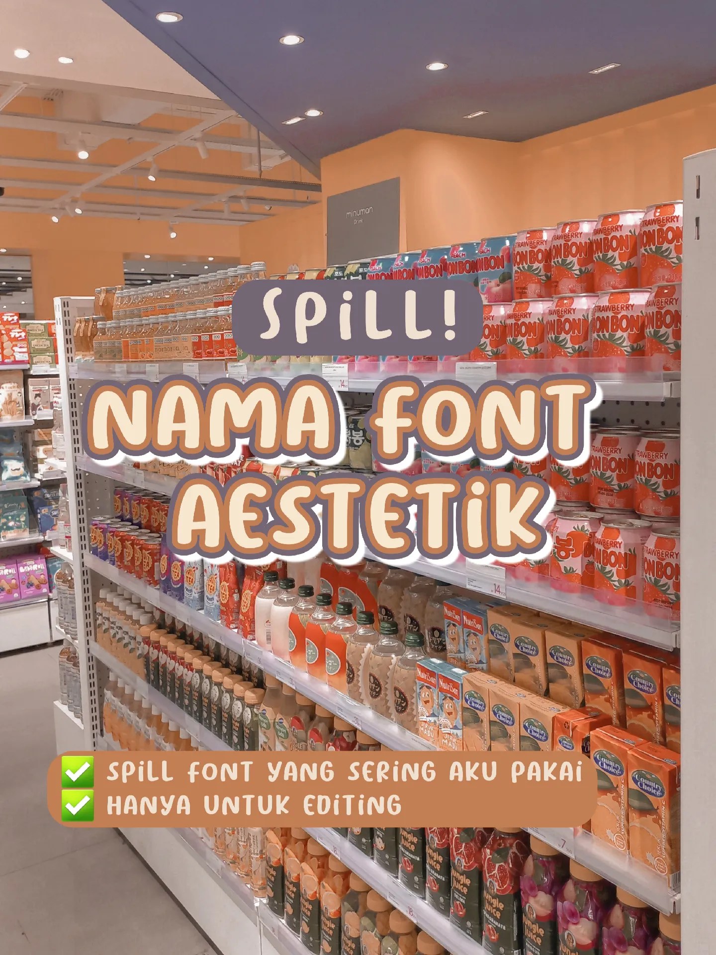 Nama Nama Font Aesthetic. SPILL NAMA FONT AESTETIK ✨️