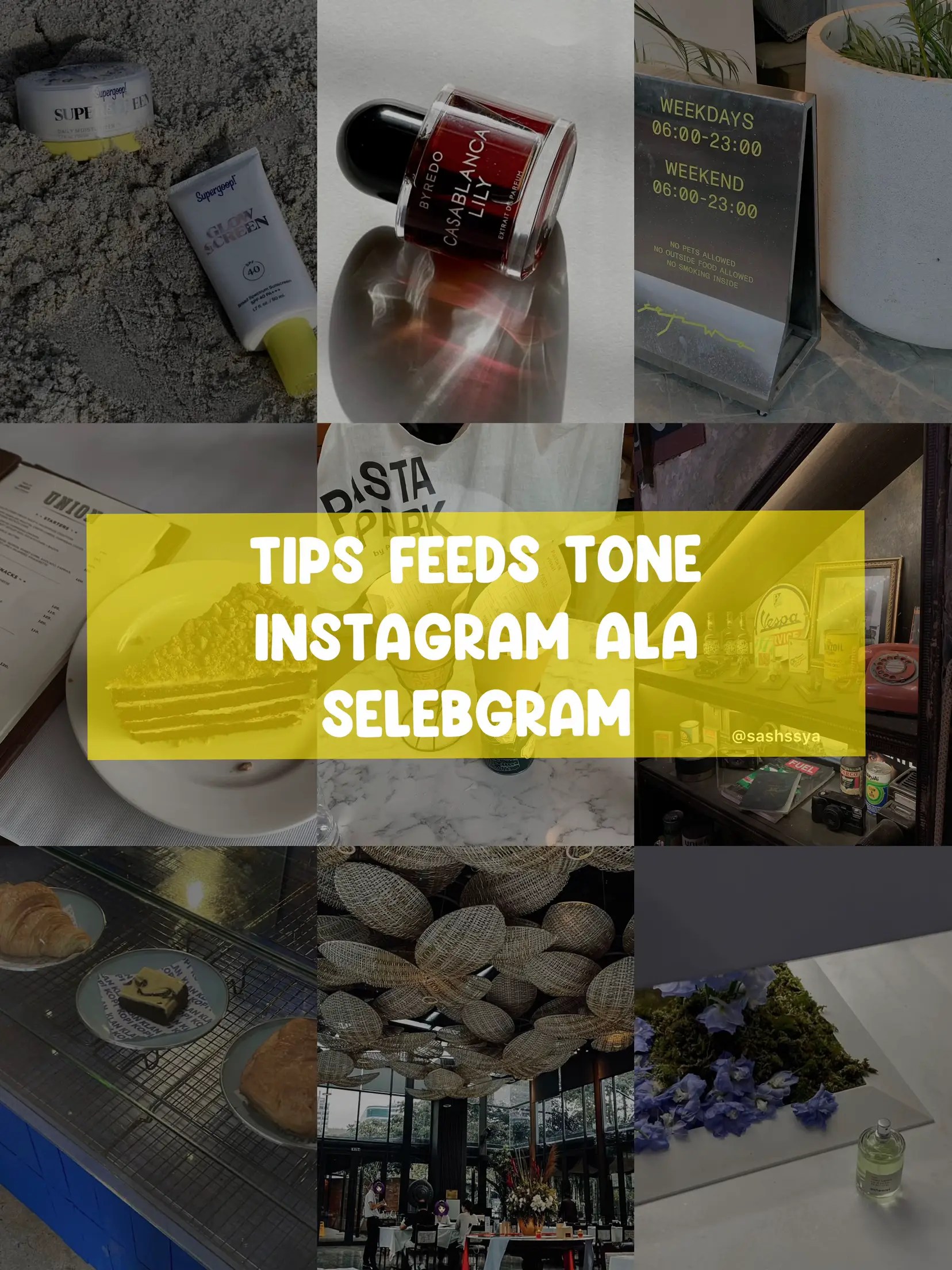 Cara Membuat Frame Instagram Rapi. TIPS FEEDS AESTHETIC ALA SELEBGRAM 🍋✨