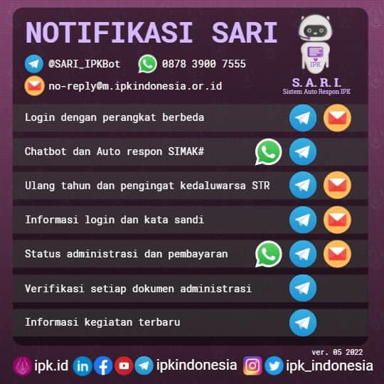 Cara Cek Id Telegram. Cara Mendaftarkan Akun Telegram ke SIMAK IPK dan Chatbot Telegram SARI @Sari_IPKBot