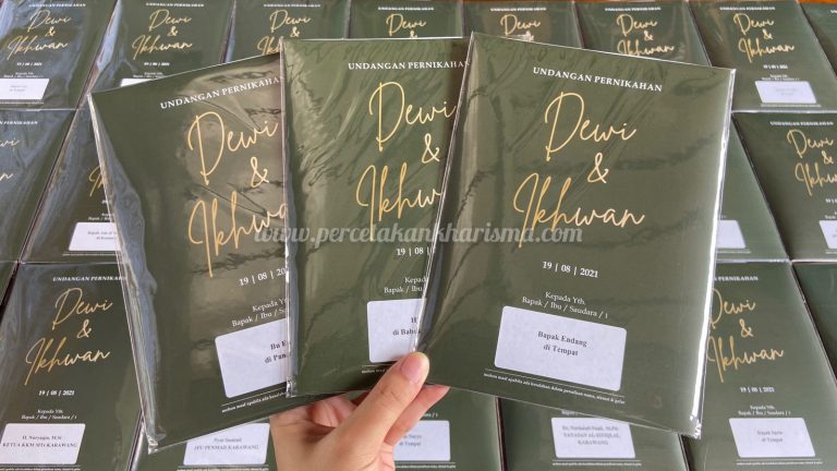 Font Untuk Label Nama Undangan. Kharisma Invitation