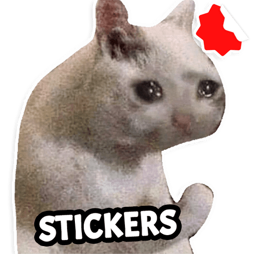 Gambar Stiker Wa Lucu 2020. Cat Memes Stickers WASticker